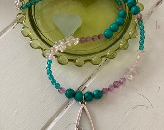 Semiprecious gemstone necklaces