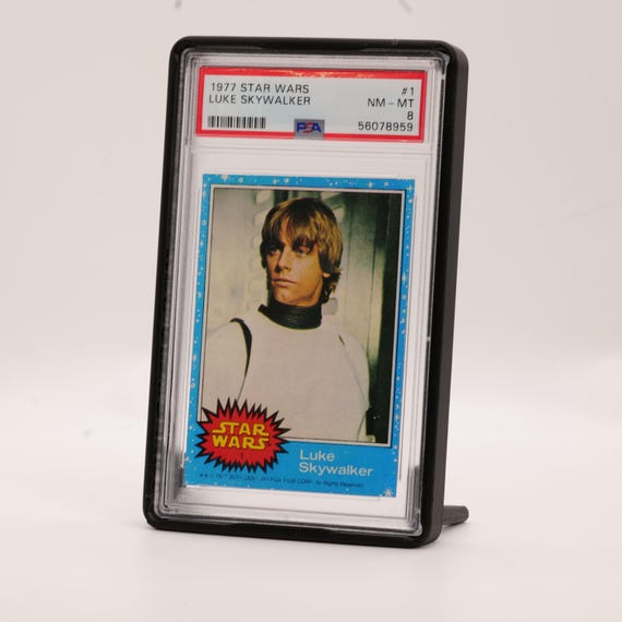 PSA Graded trading card display frame stand with Foldable Stand