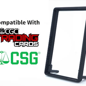 CSG CGC Graded Card Display Stand: Foldable Protective Frame Case image 2