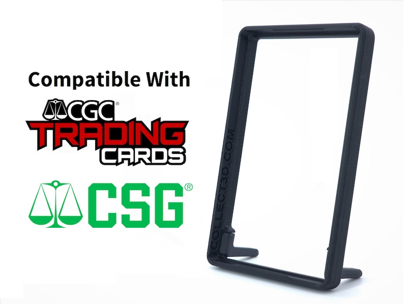 CSG CGC Graded Card Display Stand: Foldable Protective Frame Case image 2