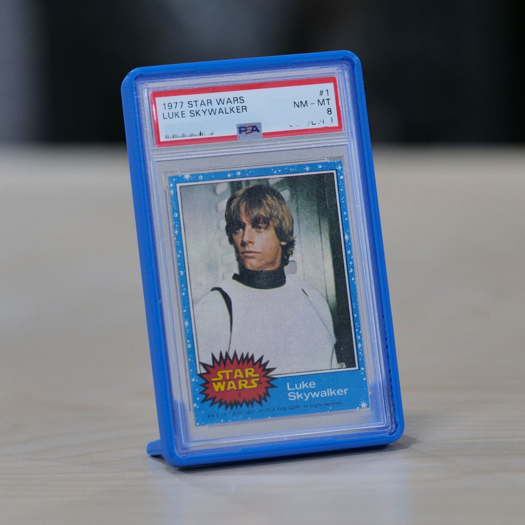 thumbnail image 2 of Wooden Display Frame For PSA PGS CGC Graded Pokemon Cards – Holds 3 Slabs 2 of 3