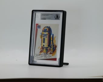 BGS Beckett Graded Card Display Stand - Protective Frame Case with Foldable Stand - Gaming and Trading Cards Display