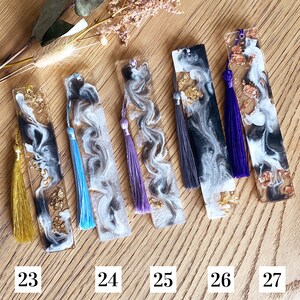 Lesezeichen aus Resin, Einzelstücke, schneller Versand, kleines Geschenk für Buchliebhaber Bild 8