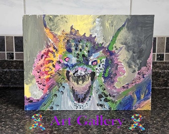 Dragón Arco Iris - Pintura acrílica