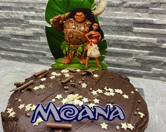 Moana Cake Topper Etsy Moana Cake Topper Etsy