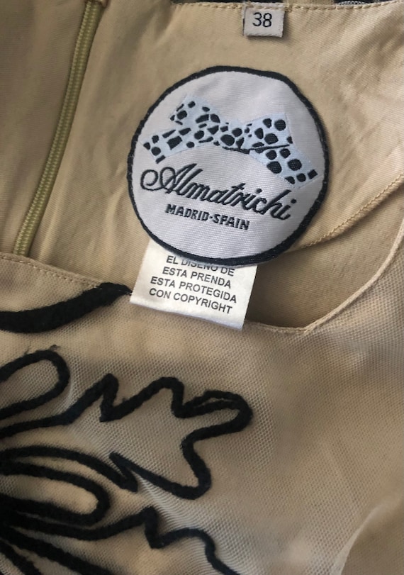 Robe Almatrichi En Coton Beige – Taille M, Neuve Avec étiquette, Style élégant
