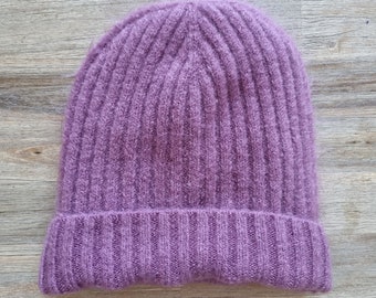 Gorro de lana de alpaca, opcionalmente forrado en raso, Gorro de lana de alpaca con forro de raso