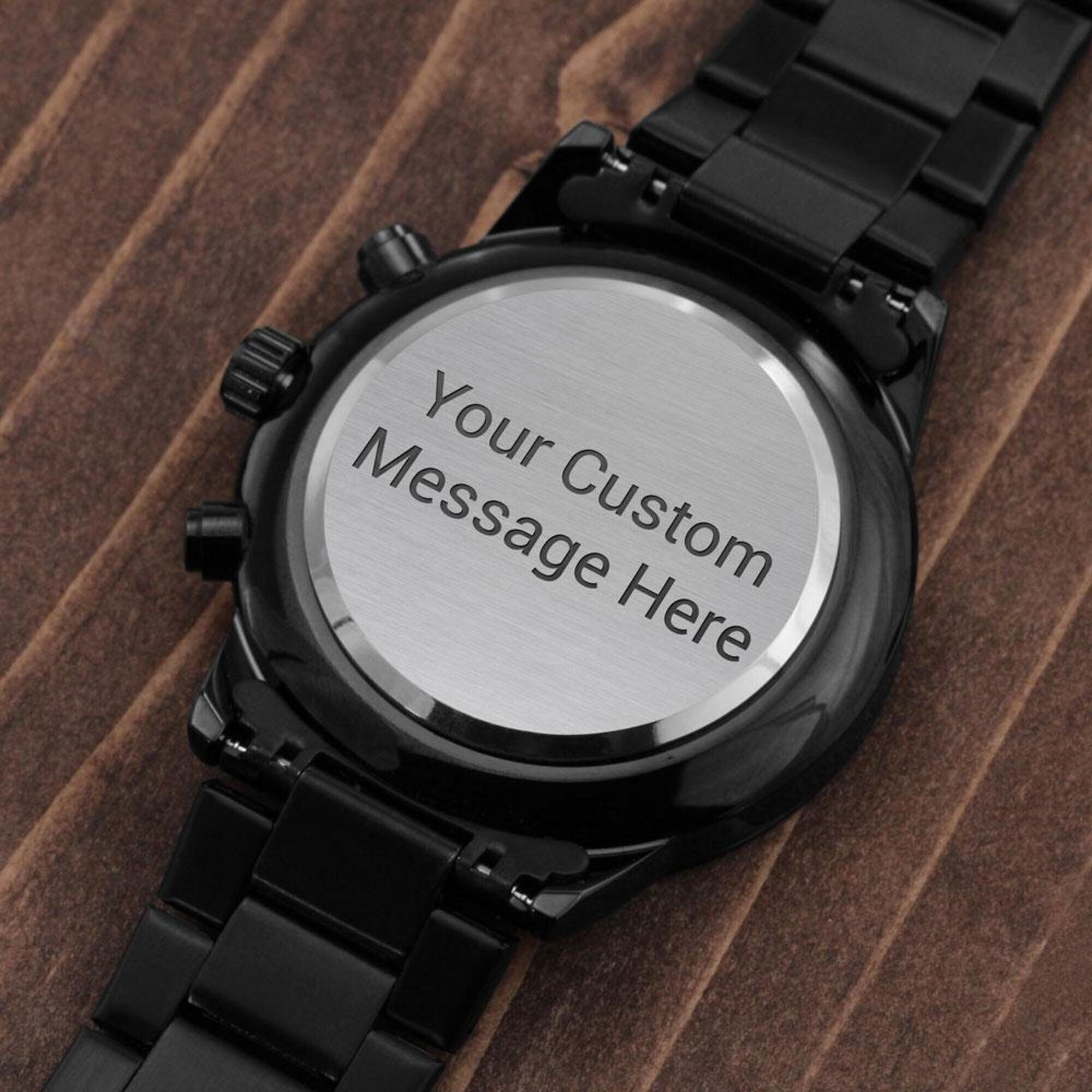 Luxury Men's Watch Personalized Watch Gift for Him Etsy