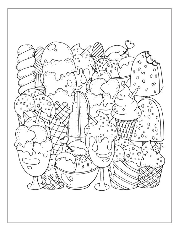 Coloring Pages About Food