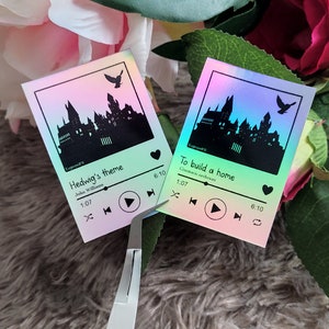 Stickers playlist inspiré Poudlard