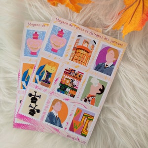 Planche de Stickers Farces et Attrapes