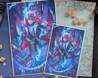 Persona 5 Joker Protagonist Poster Art Print A4 & A5