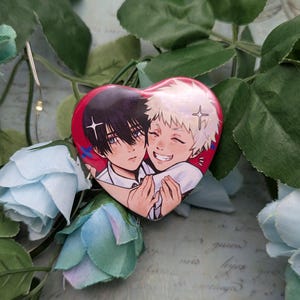 The Summer Hikaru Died Hikaru Yoshiki 58 mm pin hartbadge