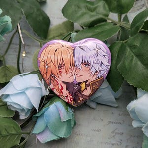 Honkai Star Rail ファイノン・ミデイ 58mmピンハートバッジ