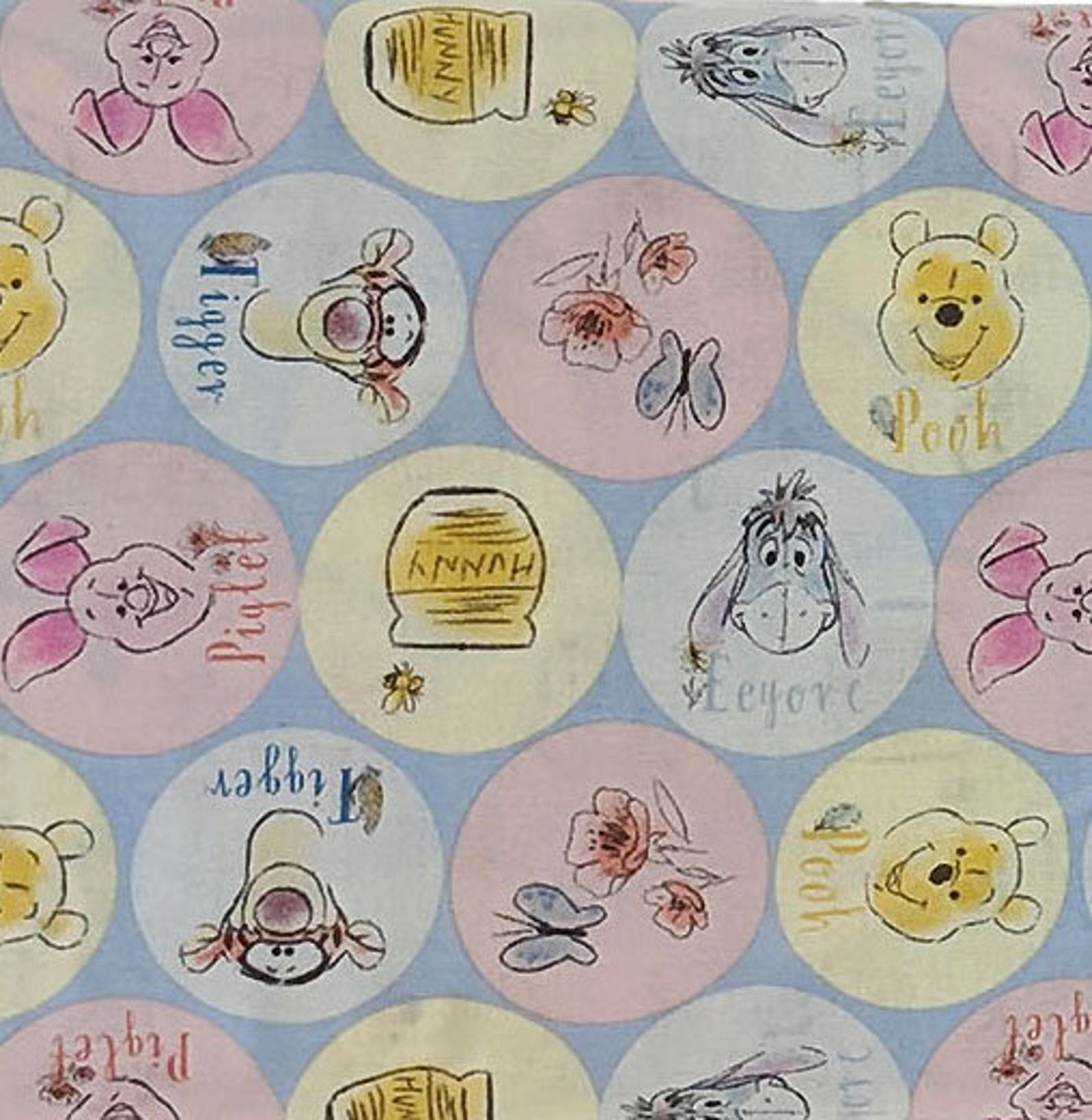 WinnieThePooh Founds Somebody Fabric Group Etsy