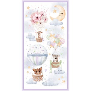Baby Animals 24&quot; Panel by Pretty Little Lines by Michael Miller