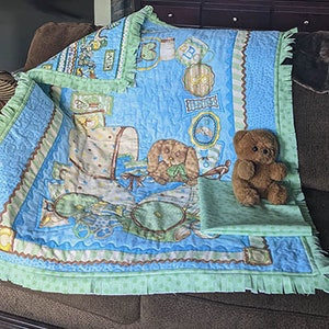 Say the Alphabet with Me Flannel Complete Quilt Kit