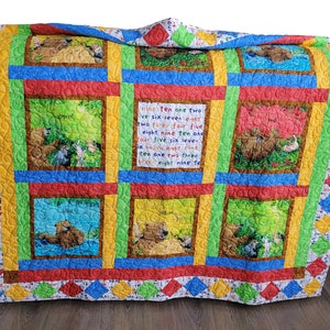 Bear Color Blocks Complete Quilt Kit