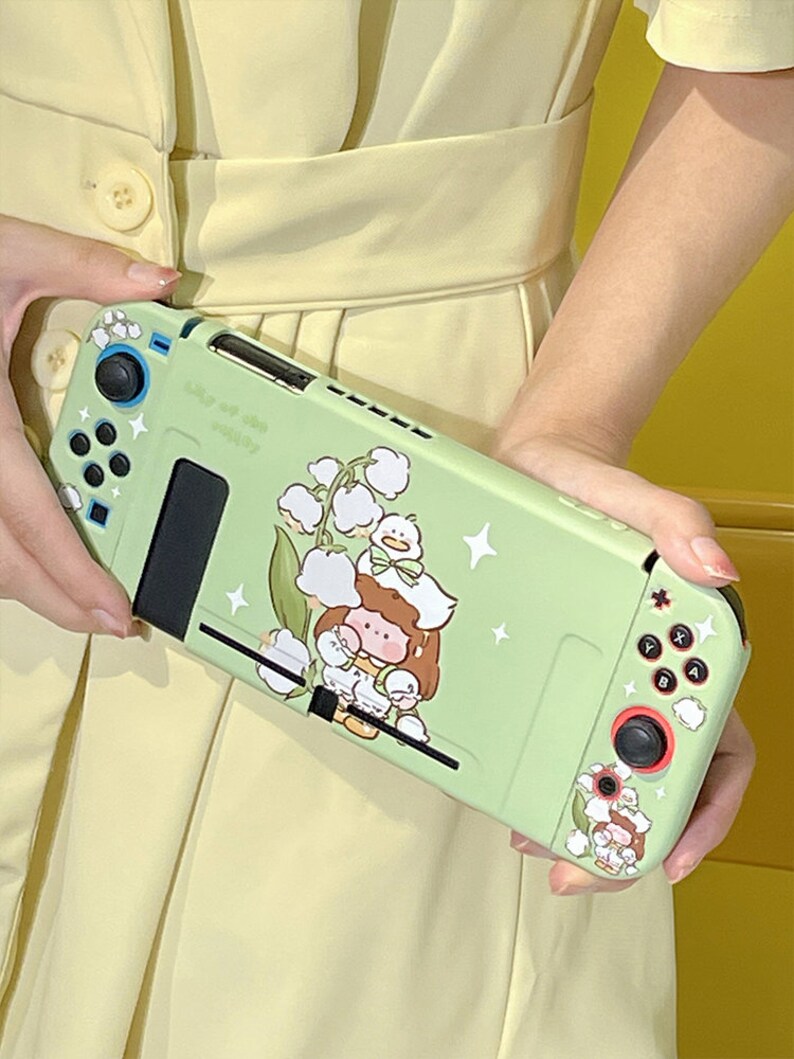 Bellflower Girl Switch Case Kawaii Switch Shell Soft Switch Etsy