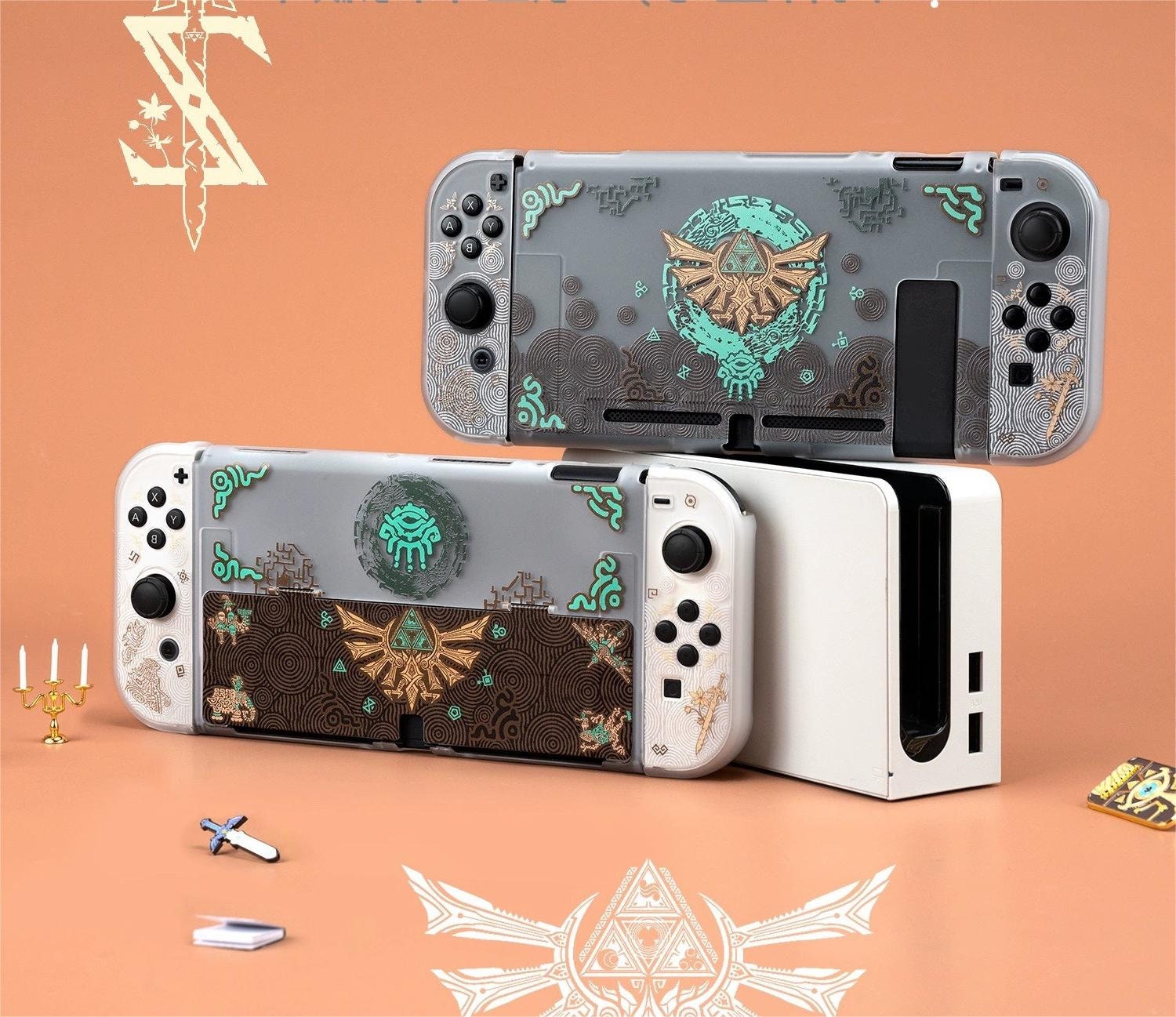 The Legend of Zelda Tears Switch Case Zelda OLED Case - Etsy