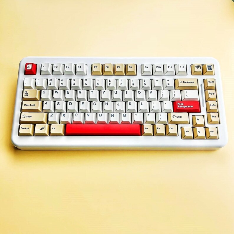 Soy Milk Keycaps Set Cherry Japanese Keycaps Set 136 Etsy