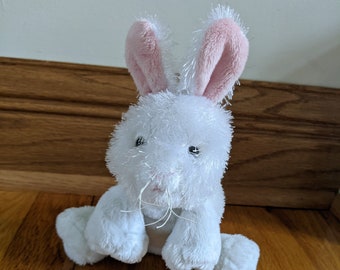 GANZ Webkinz White Bunny Rabbit Hm078 Code for sale online 