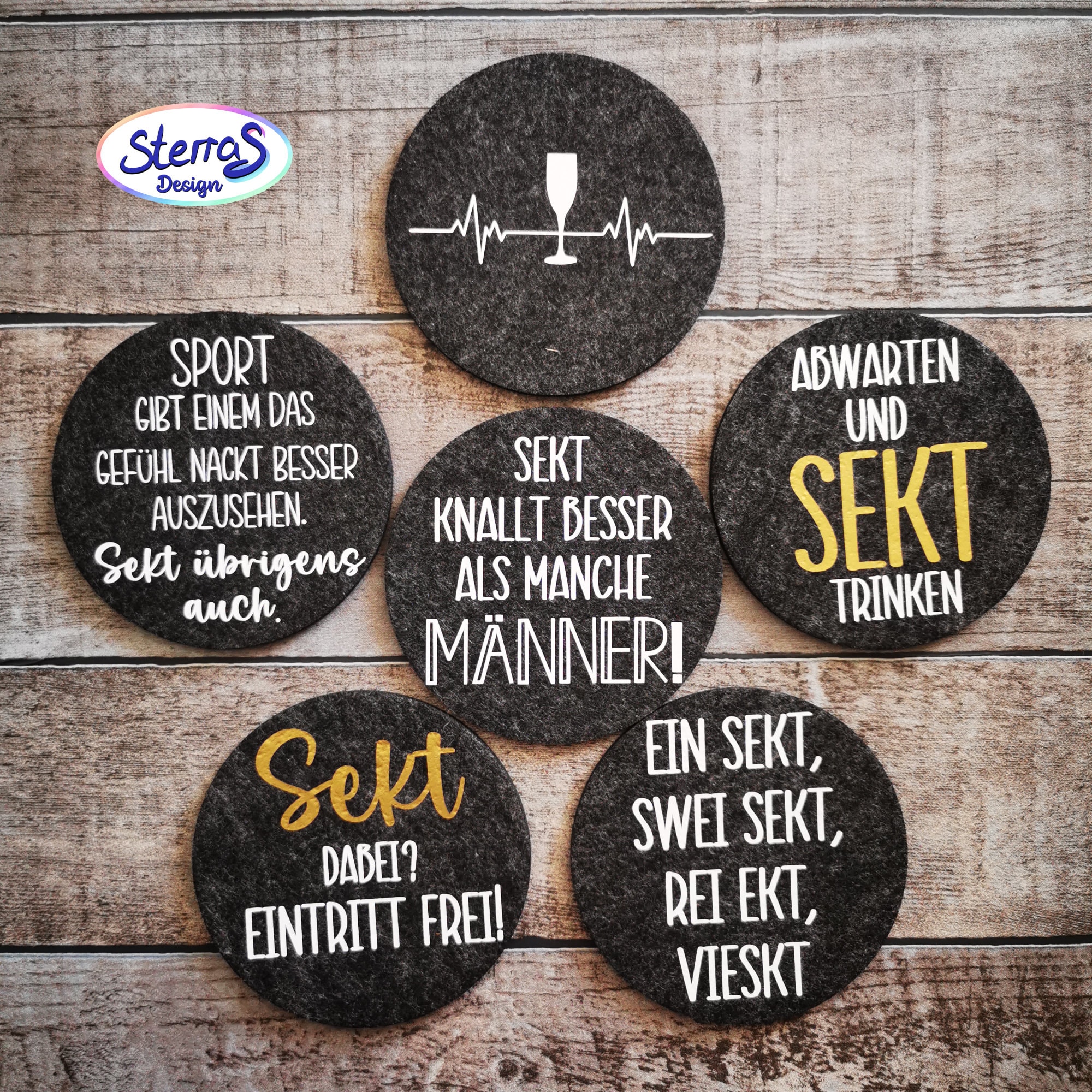 Plotterdatei Sprüche Sekt in SVG DXF PNG Deutsch Etsy Österreich