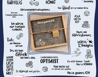 Dice Sayings Plotter File SVG DXF PNG – Dice Board Sayings, Gaming & Luck, Games, incl. Commercial License