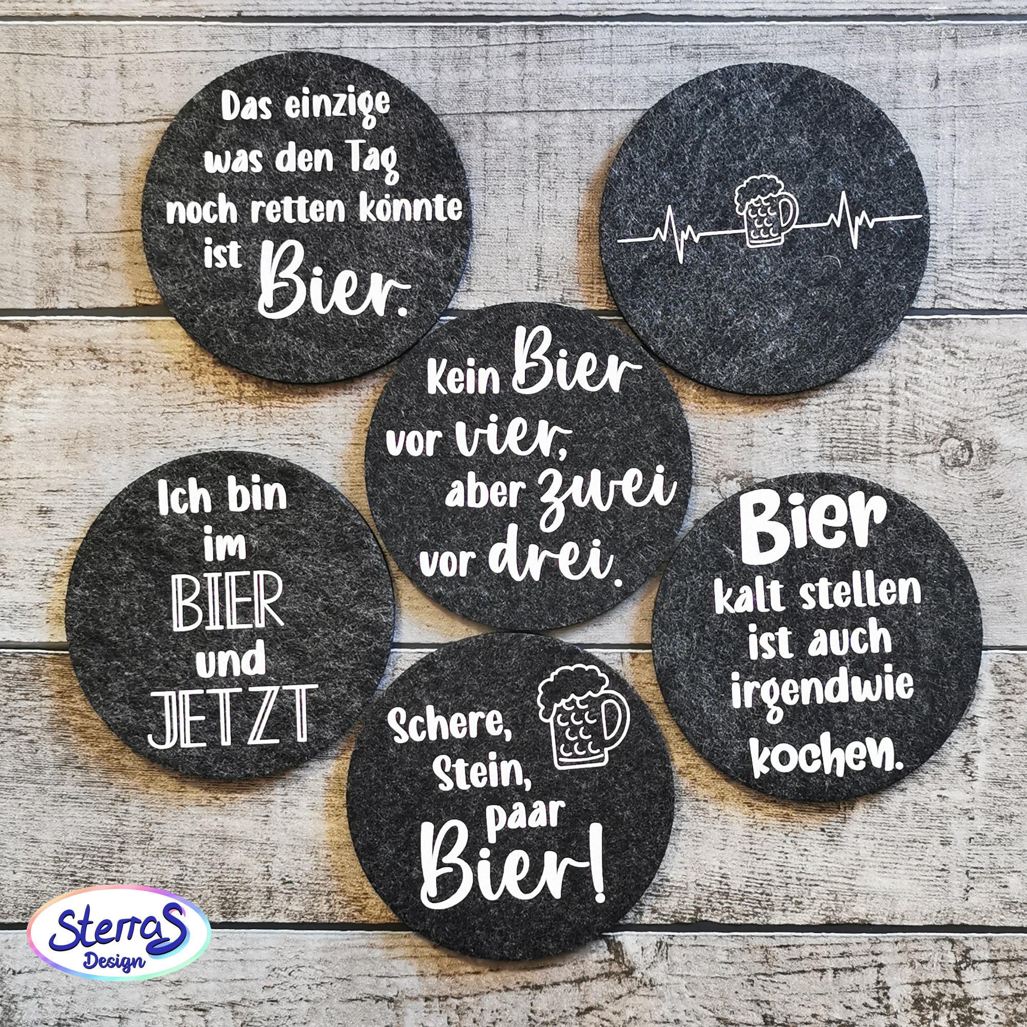 Plotterdatei Sprüche Bier Detusch SVG PNG Untersetzer Etsy Schweiz
