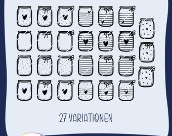 Plotter file laser file jam jar, SVG DXF PNG, lasercut, Cricut, Silhouette, gift idea, cash gift, dried flower