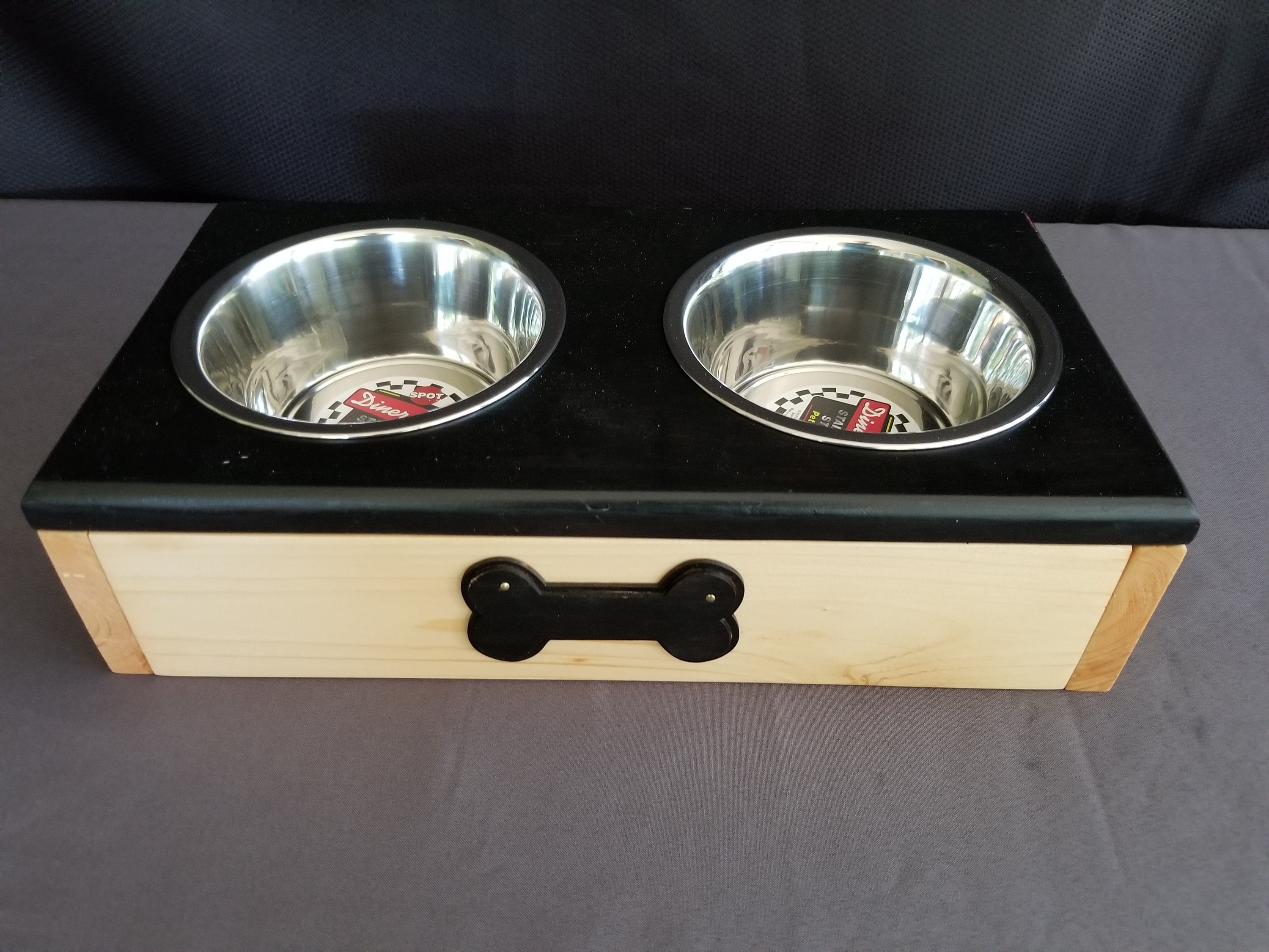 wood dog feeder wood dog feeder