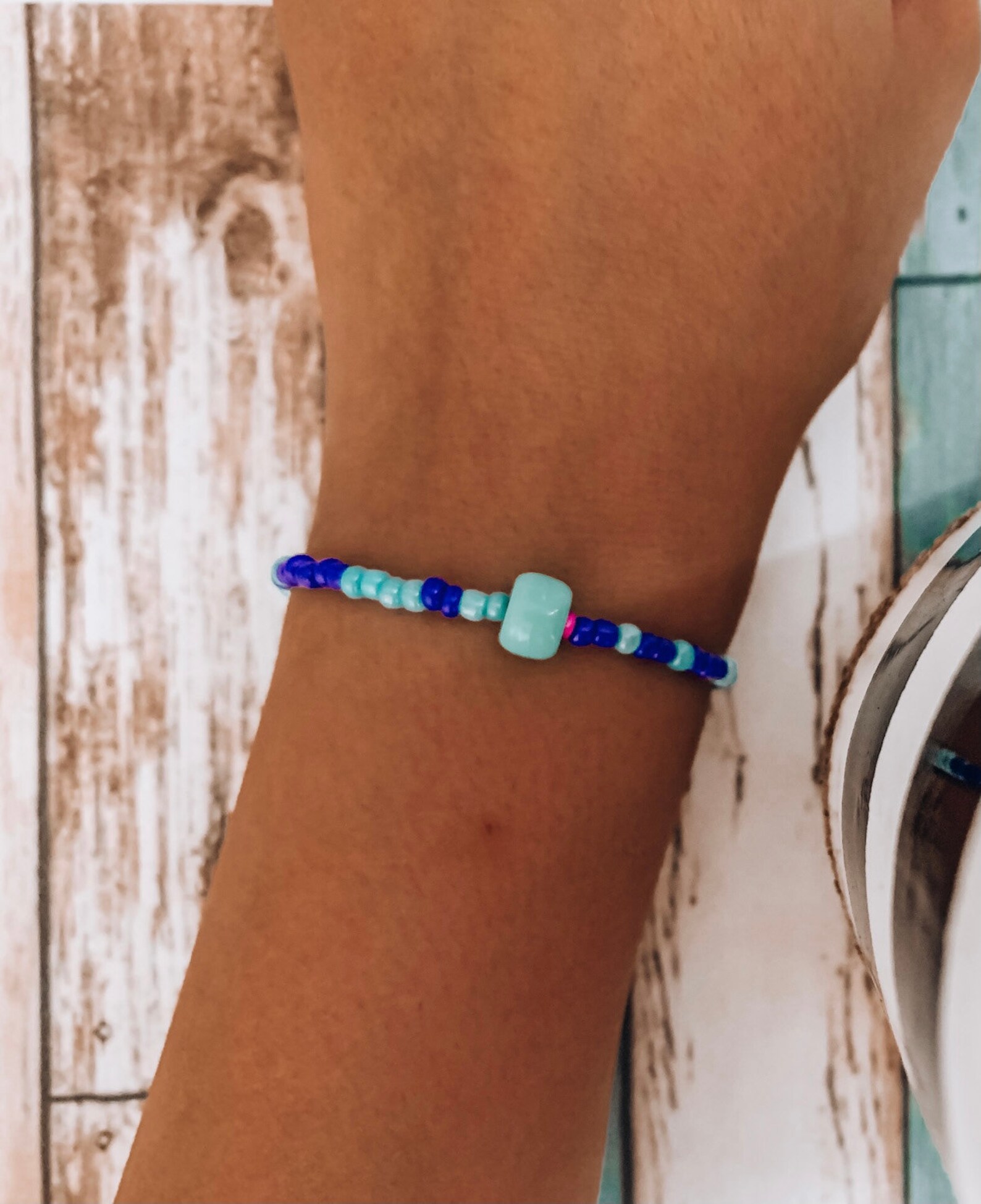 Fidget/trendy/preppy beaded bracelet Etsy