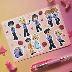 Ouran High School Host Club Sticker Sheet