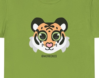 Tiger Face Drawing T-Shirt