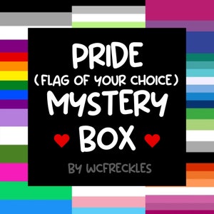 LGBTQIA PRIDE (Flag of Choice) Mystery Box || 20 different flag options!