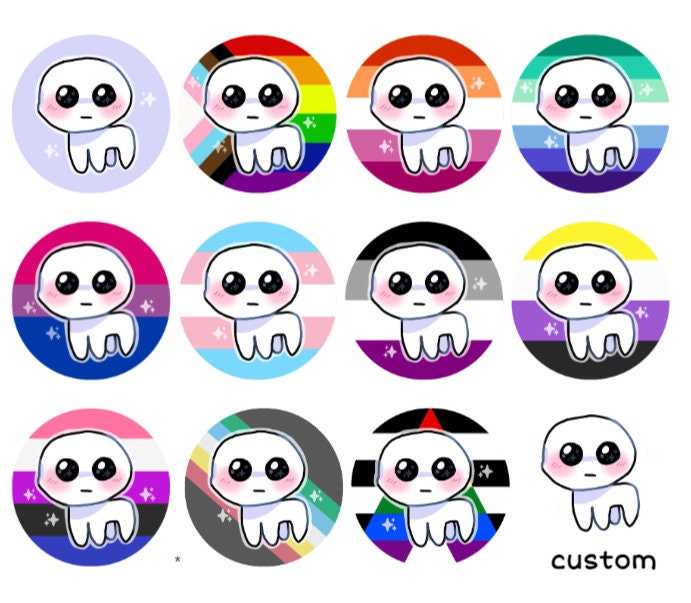 YIPEEE TBH Autism Creature Pride Matt Stickers Gay Trans -  Sweden