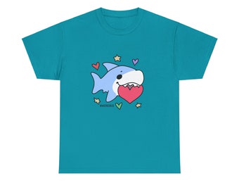 Cute Shark Drawing T-Shirt