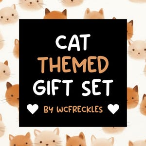 Cat-Themed Gift Set