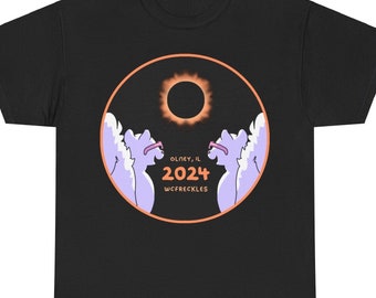 2024 White Squirrel Blackout Olney, IL Eclipse Shirt