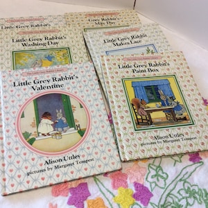 Vintage 1987 ‘Little Grey Rabbits’s books by Alison Uttley in Hardback.free uk postage