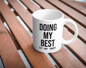 Personalized laser engraved or ink printed mug, tumbler, glass can with funny office quotes, coworker gag gift, custom funny cup for office