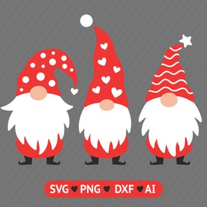 Christmas Gnomes SVG, nordic gnome, dwarf cut file, my gnomies svg, gnome for holidays svg, elf, gnomes svg, cricut files, Silhouette files