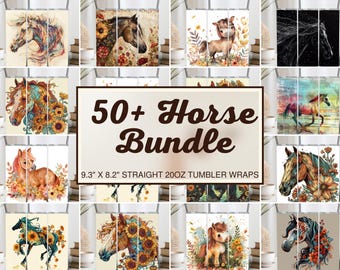 Horse Tumbler Wrap Bundle Western Tumbler Wrap PNG Horse 20oz Tumbler Wrap Horse Sublimation Wrap Horse Lover Gift 20 oz Tumbler Wrap