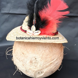 Chapéu Eleggua, Sombrero Elegua, Chapéu de Palha, Sombrero de Paja,