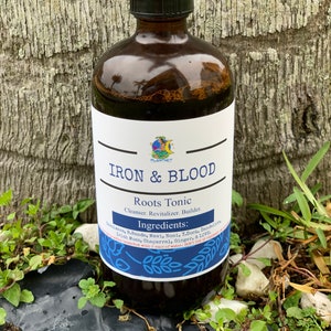 IRON & BLOOD *** Roots Tonic / Cleanser / Revitalizer / Blood Builder