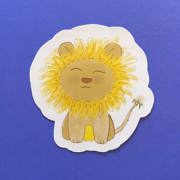 Watercolor Dandy-Lion Sticker