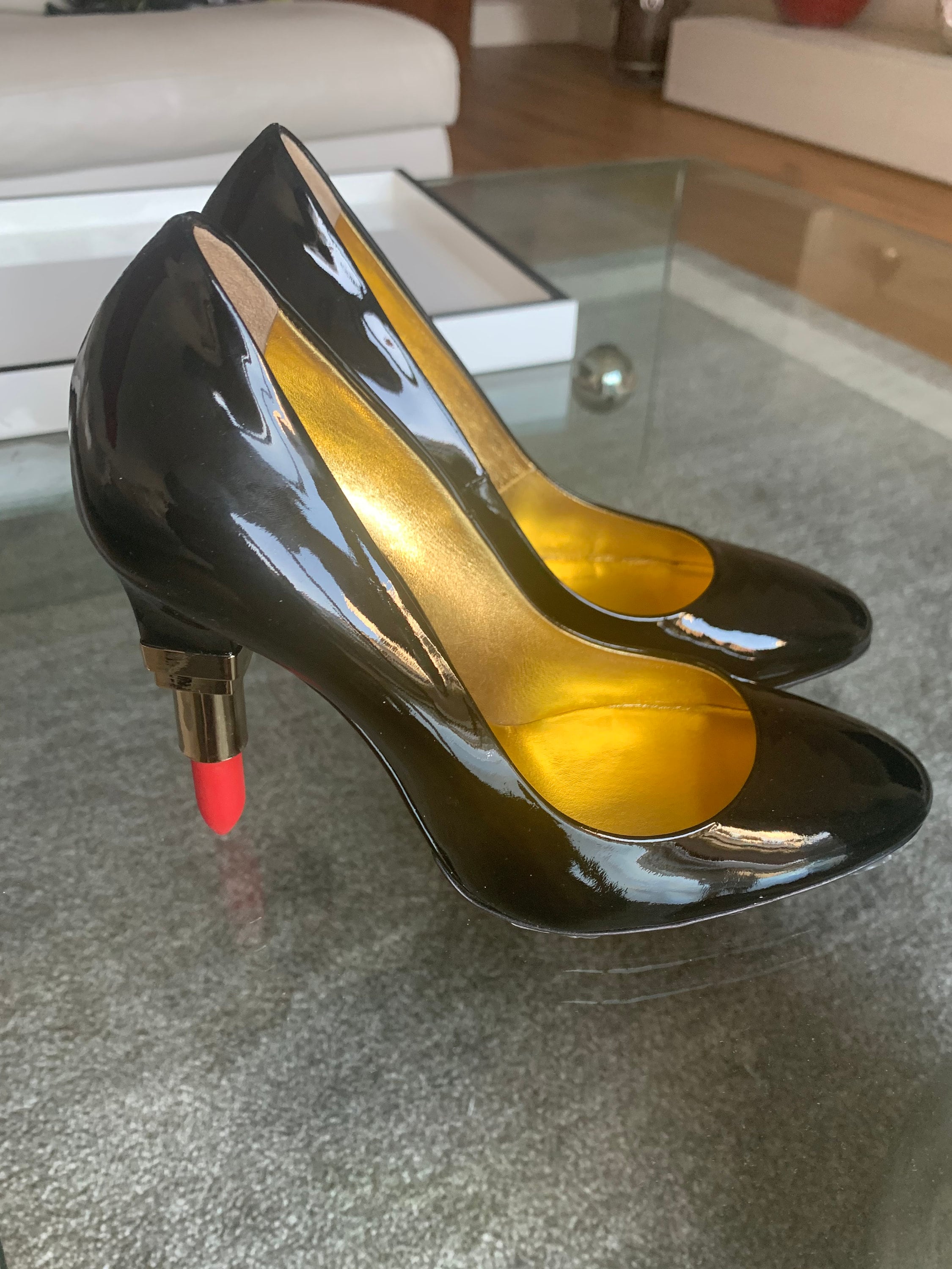 Alberto Guardiani lipstick heel pump shoes Etsy
