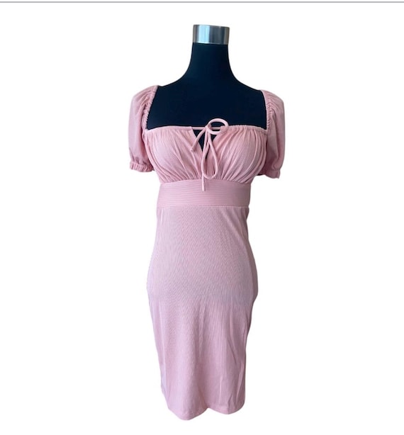 plus size striped bodycon dress Babydoll Dress main image 0