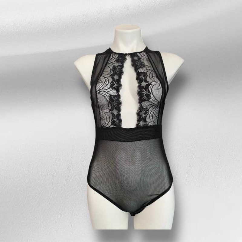 Embroidered Bodysuit Lingerie