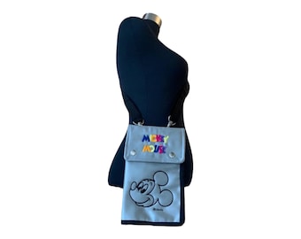 Vintage Limited Edition Disney Mickey Mouse schoudertas uit de jaren 90 met rits en bandjes